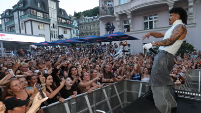 FOTO: Ben Cristovao roztančil téměř celé Karlovy Vare.