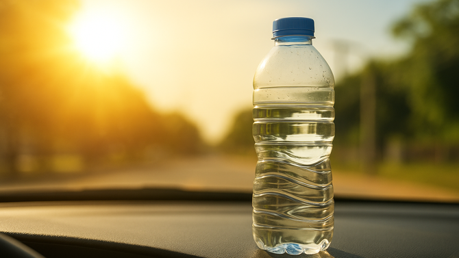 Necháváte PET láhev v autě? Vypijete si toxický koktejl plný mikroplastů!