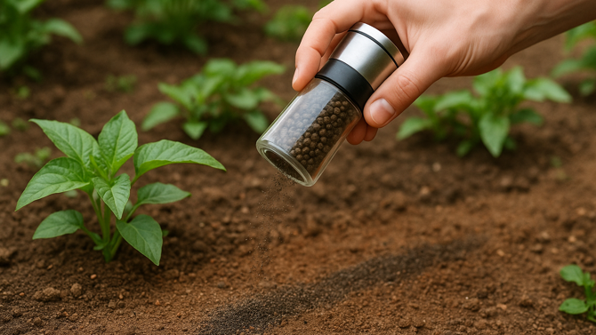Škůdci na zahradě? Zapomeňte na chemii! Černý pepř je nečekaný spojenec, který stojí pár korun
