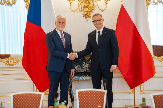 FOTO: Prezident Petr Pavel a prezident Polska Andrzej Sebastian Duda. – stránka 47