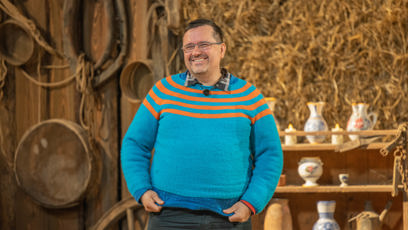 FOTO: Luboš opět vysmátý od ucha k uchu.