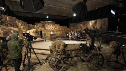 FOTO: Natáčení duelu na Farmě Česko.