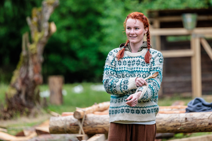 FOTO: Marie už si na farmě celkem zvykla. – stránka 18