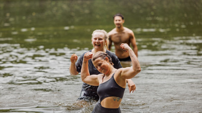 FOTO: Kristýna slaví vítězství.