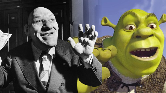 FOTO: Maurice Tillet jako předloha Shreka.