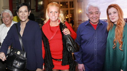 FOTO: Jiří Krampol s ženami.