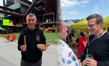 Rozdivočelý Andrej Babiš na prolézačce či ministr v obležení. Politici vzali Colours of Ostrava útokem 