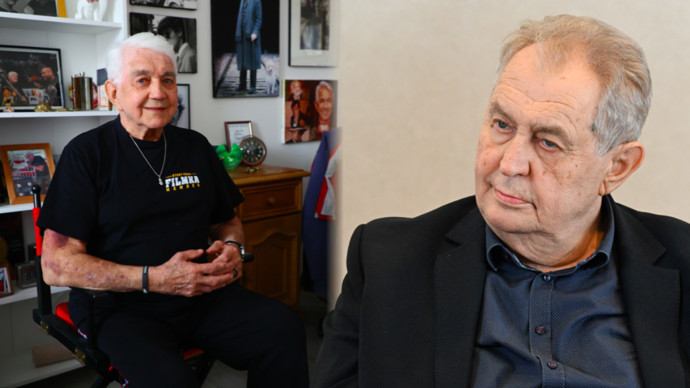 Foto k tématům Miloš Zeman, Jiří Krampol