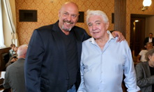 Pavel Pásek a Jiří Krampol na 80. narozeninách herce.