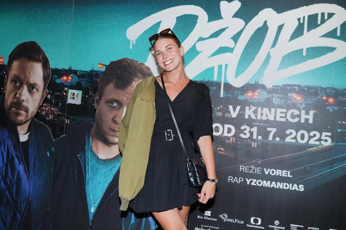 FOTO: Žaneta Skružná na filmu Džob.