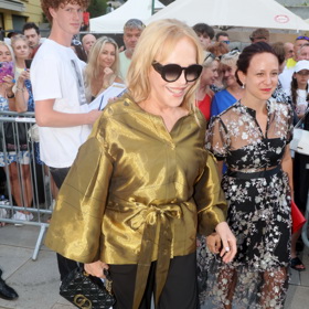 Dagmar Havlová v Karlových Varech. 