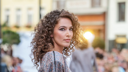 FOTO: Andrea Bezděková na přehlídce Beaty Rajské.