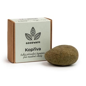 Tuhý šampon s kopřivou pro mastné vlasy, GoodWays, 279 Kč