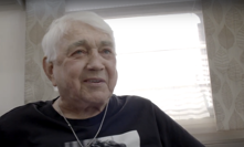 Jiří Krampol při natáčení měsíc před smrtí