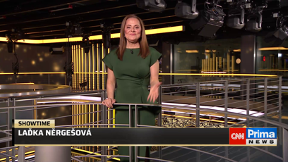 FOTO: Laďka Něrgešová moderovala Showtime na Primě.