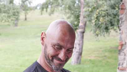 FOTO: Martin Stefan s pejskem.