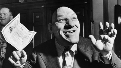 FOTO: Maurice Tillet vypadal jako Shrek.