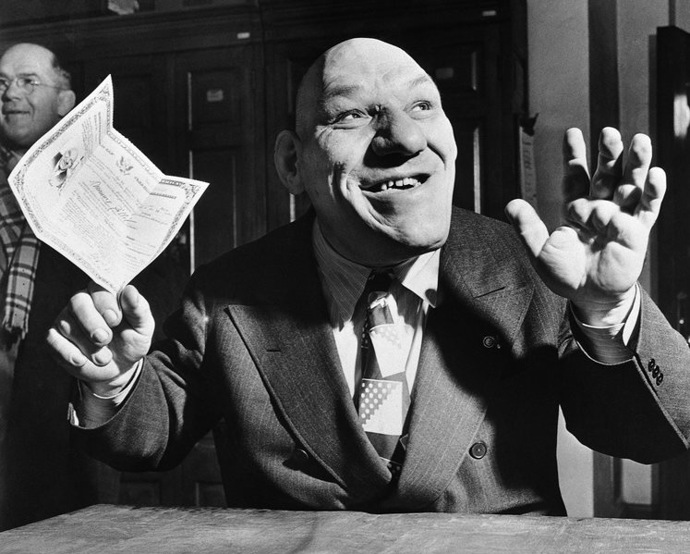 FOTO: Maurice Tillet vypadal jako Shrek. – stránka 1