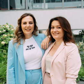 Kristina Vodičková a Klára Wimmerová z redakce magazínu Lifee vyzkoušely novinky od Nivey. 