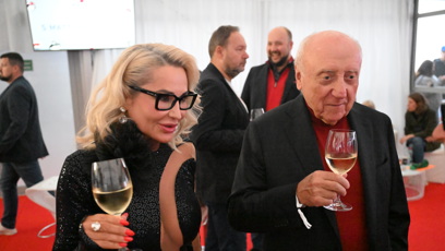 FOTO: Felix Slováček s Lenkou Dragounovou na Calinovi.