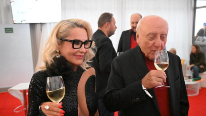 FOTO: Felix Slováček si užíval večer.