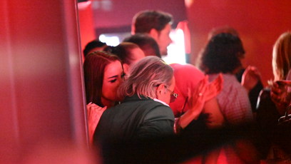 FOTO: Leo Beránek a manželka Kateřina si něco povídali.