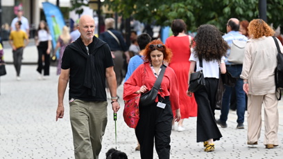 FOTO: Na procházce s pejskem.