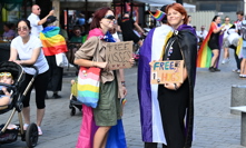 Barevný Prague Pride.