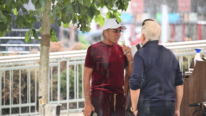 FOTO: Leo Beránek, kterého nezastaví ani déšť.