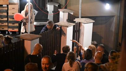 FOTO: Bujará oslava narozenin Jiřího Macháčka.