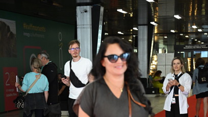 FOTO: Jitka Čvančarová na konci festivalu.