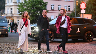 FOTO: Jiří Ployhar při příjezdu.