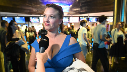 FOTO: Kristýna Leichtová vynesla odvážný outfit.