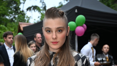 FOTO: Kateřina Falbrová byla k nepřehlédnutí.