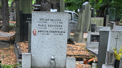 FOTO: Místo posledního odpočinku Hany Krampolové.