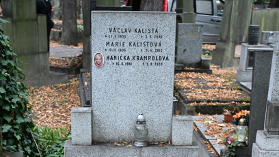 FOTO: Místo posledního odpočinku Hany Krampolové.