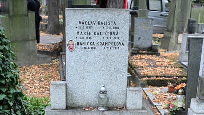 FOTO: Místo posledního odpočinku Hany Krampolové.