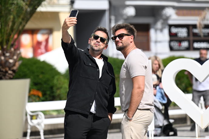 FOTO: Petr Ryšavý a Jan Kopečný si dělali selfie.