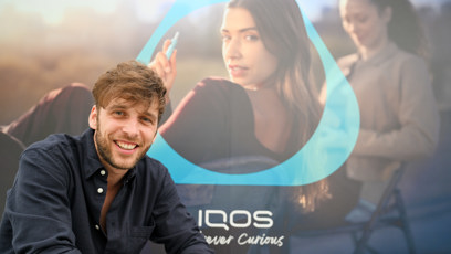 FOTO: Roman Tomeš v IQOS Lounge.