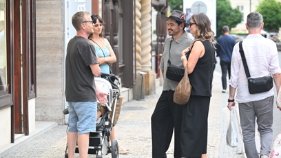 FOTO: Vojta Kotek se dal do řeči s Matějem Hádkem.