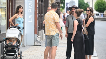 FOTO: Setkáni na kolonádě.