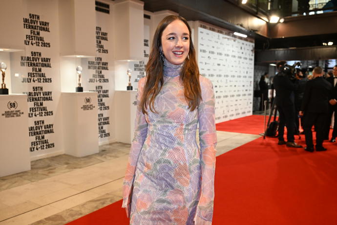 FOTO: Denisa Barešová úsměvy nešetřila.