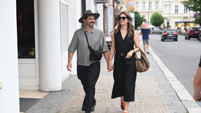 FOTO: Vojta a Radana na kolonádě.
