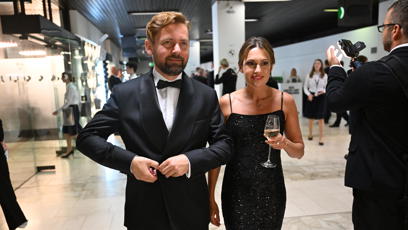 FOTO: Petr Lněnička s partnerkou.