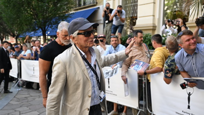 FOTO: Michael Douglas měl dobrou náladu.