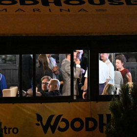 Jiří Mádl na afterparty po premiéře filmu Džob.