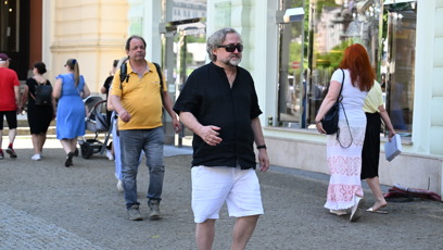 FOTO: Režisér Jan Hřebejk v Karlových Varech.