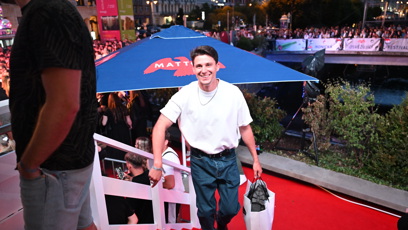FOTO: Sebastian si Vary užíval jak se sluší a patří.