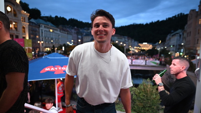 FOTO: Sebastian také dorazil do Mattoni Lounge.