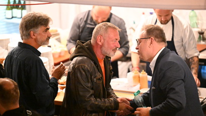 FOTO: Moravec diskutoval s Dvořákem.